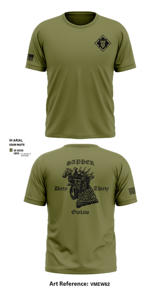 Short Sleeve Performance Shirt, 541st CEC-A, , Teamtime, Team time, sublimation, custom sports apparel, team uniforms, spirit wear, spiritwear, sports uniforms, custom shirts, team store, custom team store, fundraiser sports, apparel fundraiser