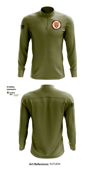 Quarter Zip Jacket, , Army, Teamtime, Team time, sublimation, custom sports apparel, team uniforms, spirit wear, spiritwear, sports uniforms, custom shirts, team store, custom team store, fundraiser sports, apparel fundraiser