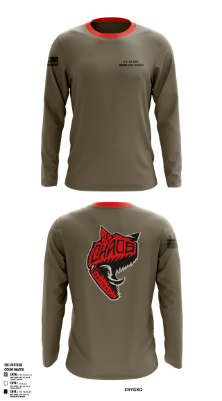 Long Sleeve Performance Shirt, , Army, Teamtime, Team time, sublimation, custom sports apparel, team uniforms, spirit wear, spiritwear, sports uniforms, custom shirts, team store, custom team store, fundraiser sports, apparel fundraiser