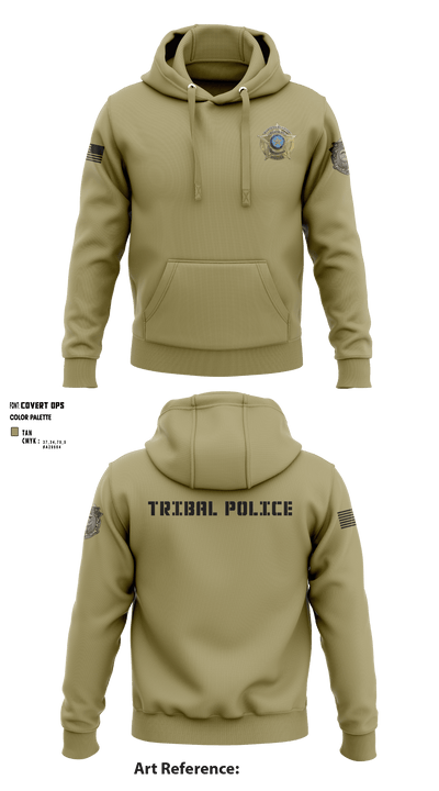 Eastern Shawnee Tribal Police 73684193 Hoodie - 4 (1)