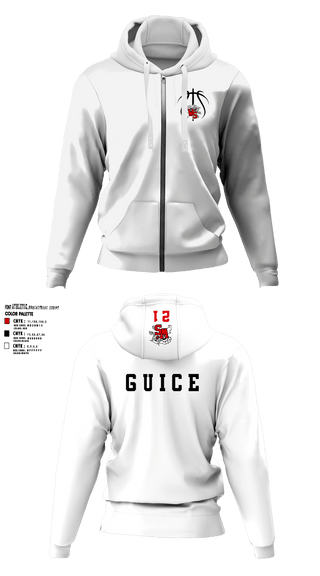 Zip Hoodie, Westerville South Girls Basketball, Women's Basketball, Teamtime, Team time, sublimation, custom sports apparel, team uniforms, spirit wear, spiritwear, sports uniforms, custom shirts, team store, custom team store, fundraiser sports, apparel fundraiser