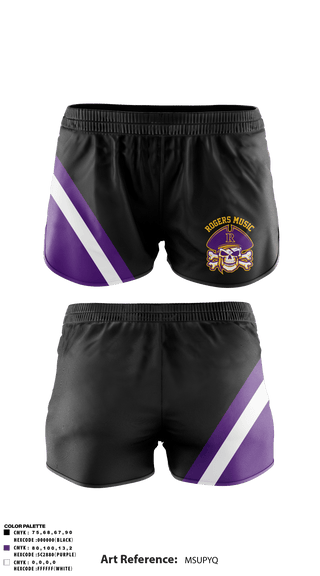 Track Shorts, Rogers Music, Spirit Store, Teamtime, Team time, sublimation, custom sports apparel, team uniforms, spirit wear, spiritwear, sports uniforms, custom shirts, team store, custom team store, fundraiser sports, apparel fundraiser