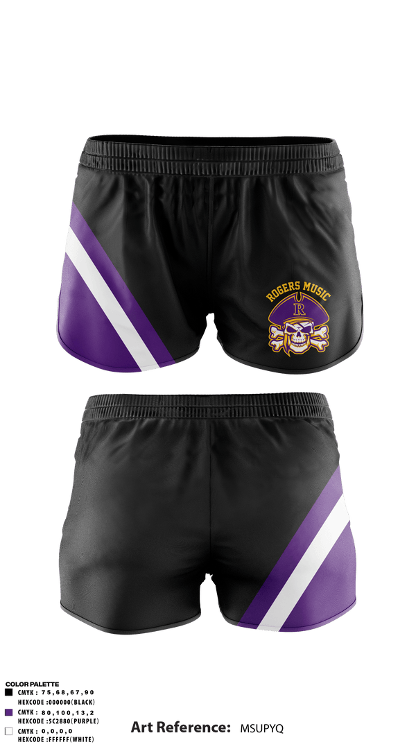 Track Shorts, Rogers Music, Spirit Store, Teamtime, Team time, sublimation, custom sports apparel, team uniforms, spirit wear, spiritwear, sports uniforms, custom shirts, team store, custom team store, fundraiser sports, apparel fundraiser