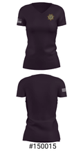 Lawrence county sheriff's department 92960361 Women's Short Sleeve V-neck Shirt - 4
