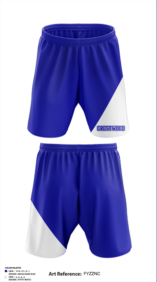 Athletic Shorts With Pockets, Crestwood Elementary School, Spirit Store, Teamtime, Team time, sublimation, custom sports apparel, team uniforms, spirit wear, spiritwear, sports uniforms, custom shirts, team store, custom team store, fundraiser sports, apparel fundraiser
