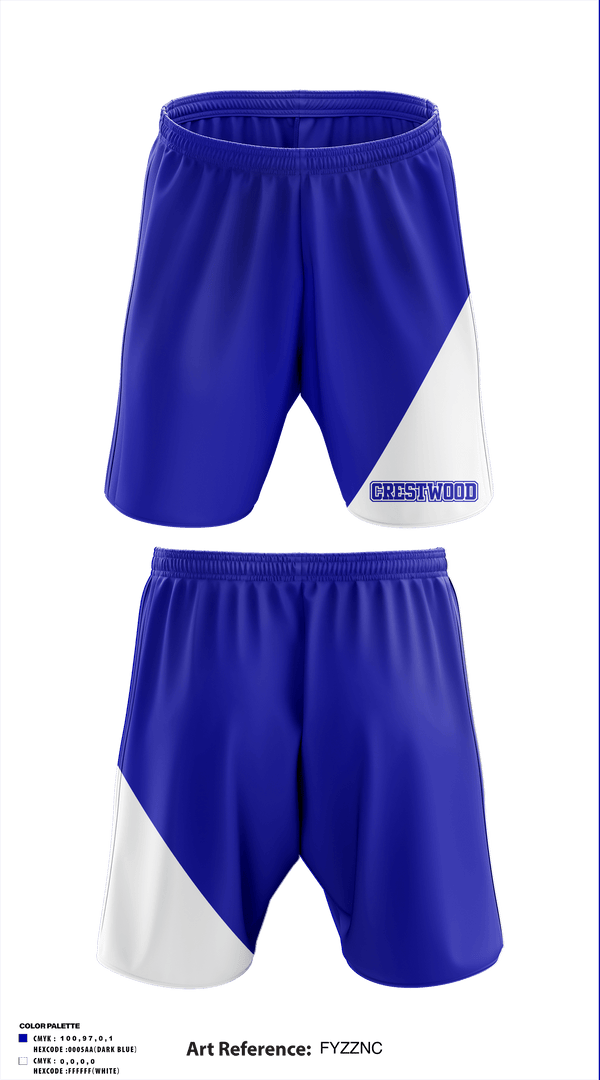 Athletic Shorts With Pockets, Crestwood Elementary School, Spirit Store, Teamtime, Team time, sublimation, custom sports apparel, team uniforms, spirit wear, spiritwear, sports uniforms, custom shirts, team store, custom team store, fundraiser sports, apparel fundraiser