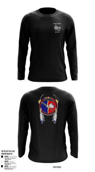 Long Sleeve Performance Shirt, Comanche, 309th MI BN, , Teamtime, Team time, sublimation, custom sports apparel, team uniforms, spirit wear, spiritwear, sports uniforms, custom shirts, team store, custom team store, fundraiser sports, apparel fundraiser