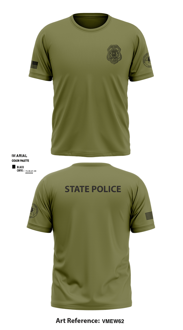 Short Sleeve Performance Shirt, , Police, Teamtime, Team time, sublimation, custom sports apparel, team uniforms, spirit wear, spiritwear, sports uniforms, custom shirts, team store, custom team store, fundraiser sports, apparel fundraiser
