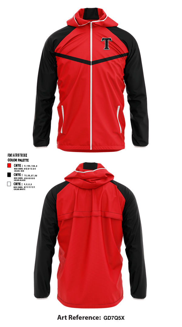 Windbreaker, Turner Middle School, Spirit Store, Teamtime, Team time, sublimation, custom sports apparel, team uniforms, spirit wear, spiritwear, sports uniforms, custom shirts, team store, custom team store, fundraiser sports, apparel fundraiser