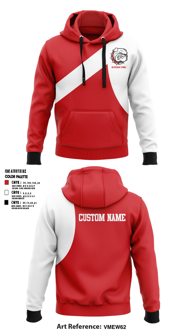 Hoodie, Mcpherson College, Spirit Store, Teamtime, Team time, sublimation, custom sports apparel, team uniforms, spirit wear, spiritwear, sports uniforms, custom shirts, team store, custom team store, fundraiser sports, apparel fundraiser