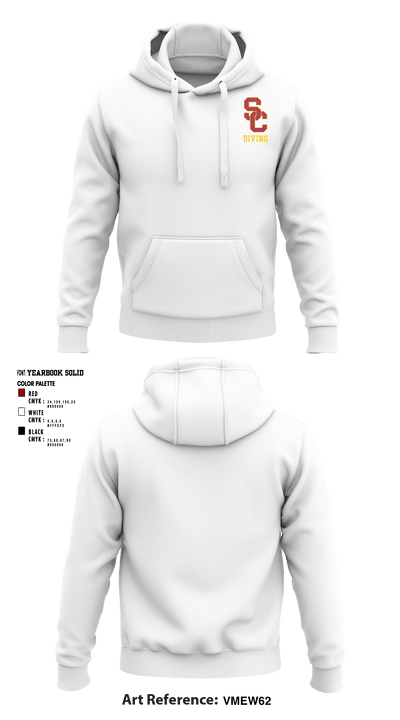 University Of Southern California Diving 38780209 Hoodie - 4