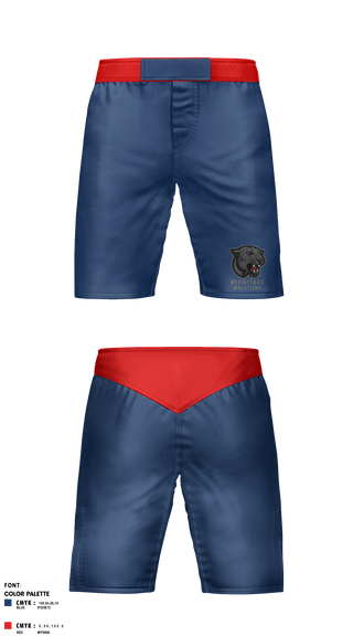 Fight Shorts, Hermitage High School Wrestling, Wrestling, Teamtime, Team time, sublimation, custom sports apparel, team uniforms, spirit wear, spiritwear, sports uniforms, custom shirts, team store, custom team store, fundraiser sports, apparel fundraiser