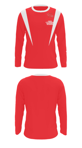Long Sleeve Performance Shirt, North Attleborough High School Swimming, Swimming, Teamtime, Team time, sublimation, custom sports apparel, team uniforms, spirit wear, spiritwear, sports uniforms, custom shirts, team store, custom team store, fundraiser sports, apparel fundraiser