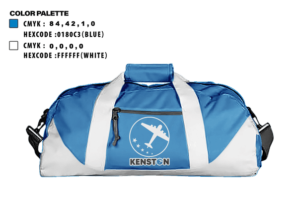 Duffle Bag, Kenston Middle School, Spirit Store, Teamtime, Team time, sublimation, custom sports apparel, team uniforms, spirit wear, spiritwear, sports uniforms, custom shirts, team store, custom team store, fundraiser sports, apparel fundraiser