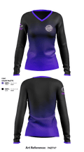 Chalf EntertainmentChalf Entertainment 12076862 Women's Long Sleeve V-neck Shirt - 1