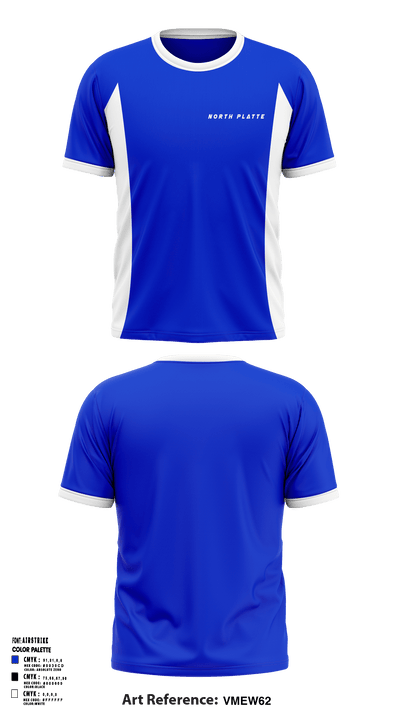 North Platte High School 34835517 Short Sleeve Performance Shirt - 1