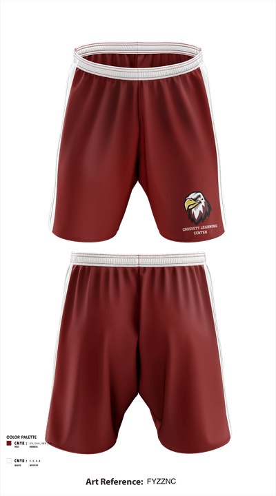Crossett Learning Center 58247294 Athletic Shorts With Pockets - 1
