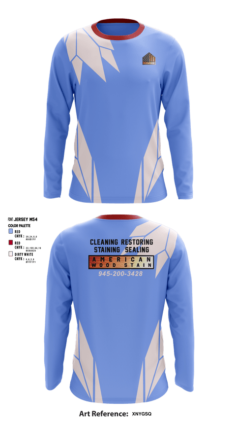 Long Sleeve Performance Shirt, American Wood StainAmerican Wood Stain, , Teamtime, Team time, sublimation, custom sports apparel, team uniforms, spirit wear, spiritwear, sports uniforms, custom shirts, team store, custom team store, fundraiser sports, apparel fundraiser