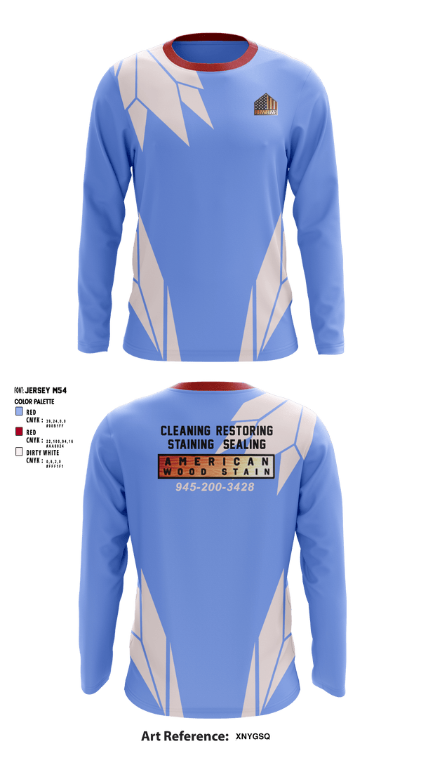 Long Sleeve Performance Shirt, American Wood StainAmerican Wood Stain, , Teamtime, Team time, sublimation, custom sports apparel, team uniforms, spirit wear, spiritwear, sports uniforms, custom shirts, team store, custom team store, fundraiser sports, apparel fundraiser