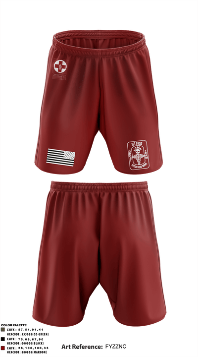 1st FRSD 86296727 Athletic Shorts With Pockets - 51