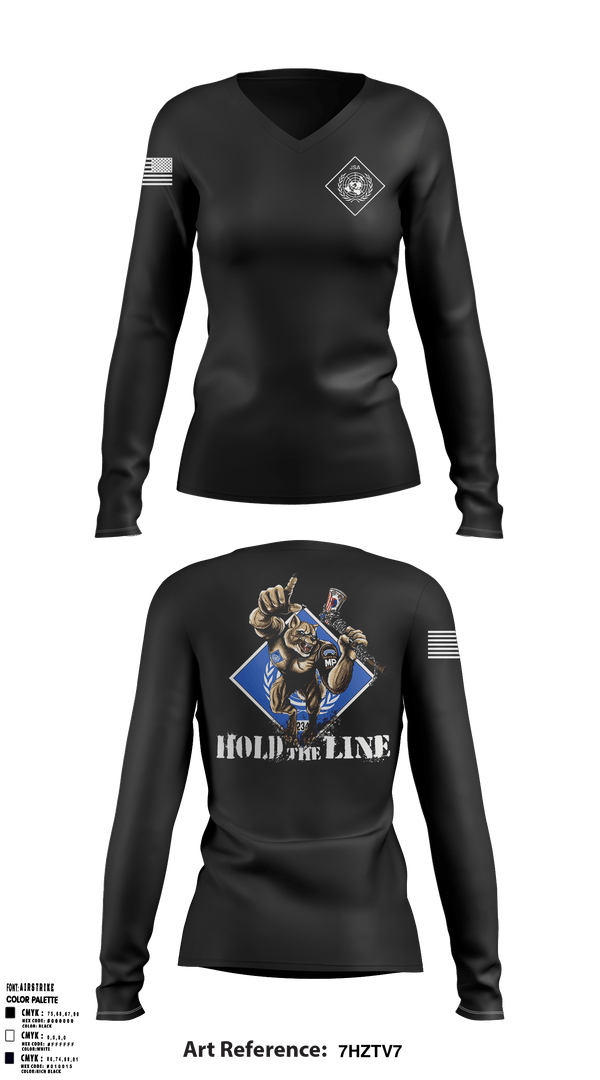 Women's Long Sleeve Vneck Shirt, , Army, Teamtime, Team time, sublimation, custom sports apparel, team uniforms, spirit wear, spiritwear, sports uniforms, custom shirts, team store, custom team store, fundraiser sports, apparel fundraiser