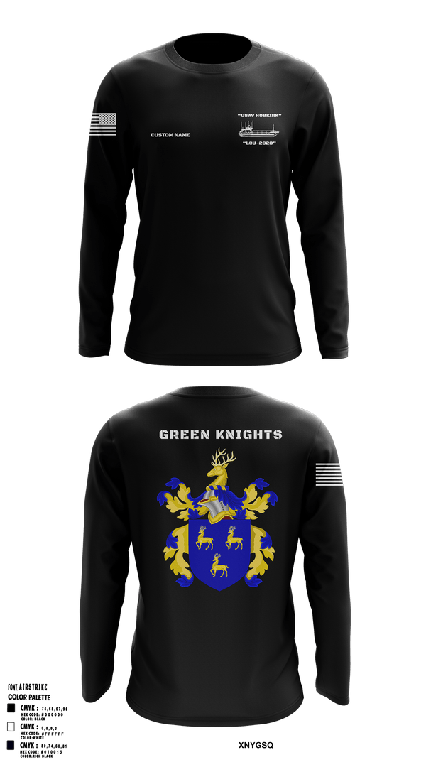 Long Sleeve Performance Shirt, Hobkirk Green Knights, Army, Teamtime, Team time, sublimation, custom sports apparel, team uniforms, spirit wear, spiritwear, sports uniforms, custom shirts, team store, custom team store, fundraiser sports, apparel fundraiser