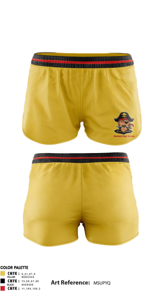 Women's Shorts, Winfield High School Cheer, Cheer, Teamtime, Team time, sublimation, custom sports apparel, team uniforms, spirit wear, spiritwear, sports uniforms, custom shirts, team store, custom team store, fundraiser sports, apparel fundraiser