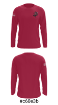 Churchill High School Gymnastics 75969964 Long Sleeve Performance Shirt - 18