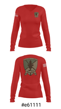 6-17 CAV 92718622 Women's Long Sleeve V-neck Shirt - 37