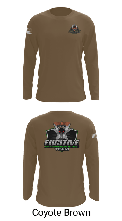 Fugitive apprehension street team 48139559 Long Sleeve Performance Shirt - 11