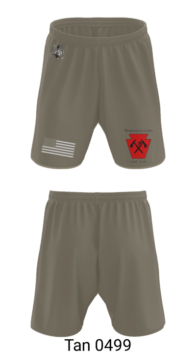 1-111th IN BN 37171288 Athletic Shorts With Pockets - 37