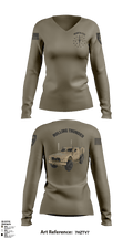 1438th CTC 23042169 Women's Long Sleeve V-neck Shirt - 3