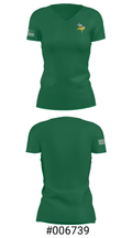 Northside High School Swimming 64619347 Women's Short Sleeve V-neck Shirt - 21