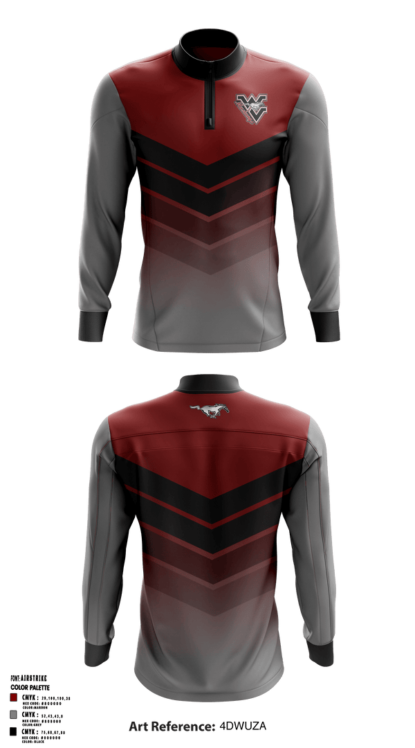 Quarter Zip Jacket, West Valley High School Wrestling, Wrestling, Teamtime, Team time, sublimation, custom sports apparel, team uniforms, spirit wear, spiritwear, sports uniforms, custom shirts, team store, custom team store, fundraiser sports, apparel fundraiser