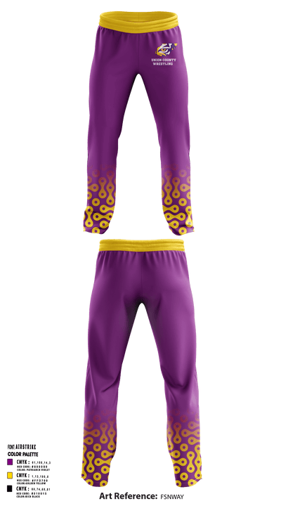 Union County High School Wrestling 15057507 Sweatpants - 22