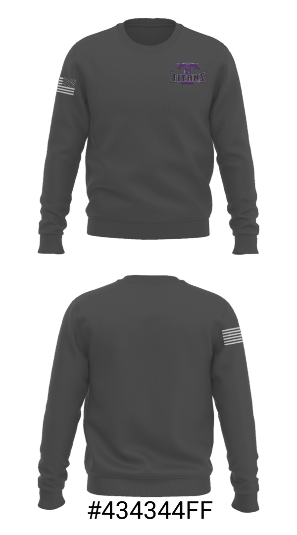 Crew Neck Sweatshirt, South Central Calhoun High School Golf, Golf, Teamtime, Team time, sublimation, custom sports apparel, team uniforms, spirit wear, spiritwear, sports uniforms, custom shirts, team store, custom team store, fundraiser sports, apparel fundraiser