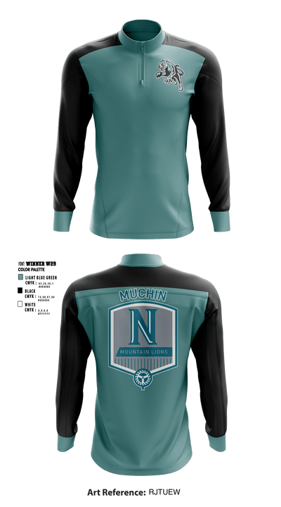Muchin College Prep 9699574 Quarter Zip Jacket - 1
