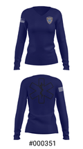 WEBSTER EMS 57838096 Women's Long Sleeve V-neck Shirt - 7