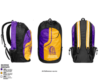 Gear Bag, Valley Indians, Men's Basketball, Teamtime, Team time, sublimation, custom sports apparel, team uniforms, spirit wear, spiritwear, sports uniforms, custom shirts, team store, custom team store, fundraiser sports, apparel fundraiser