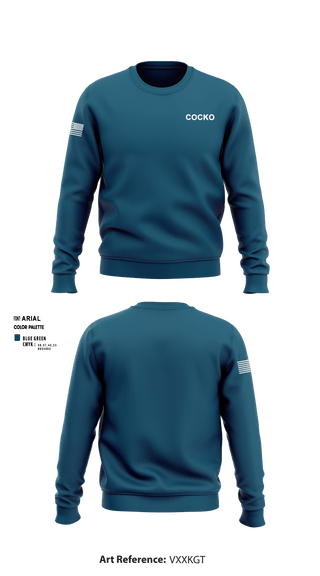 Crew Neck Sweatshirt, Cocko, , Teamtime, Team time, sublimation, custom sports apparel, team uniforms, spirit wear, spiritwear, sports uniforms, custom shirts, team store, custom team store, fundraiser sports, apparel fundraiser