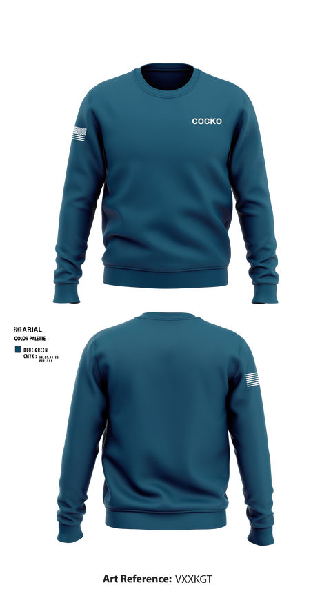 Crew Neck Sweatshirt, Cocko, , Teamtime, Team time, sublimation, custom sports apparel, team uniforms, spirit wear, spiritwear, sports uniforms, custom shirts, team store, custom team store, fundraiser sports, apparel fundraiser