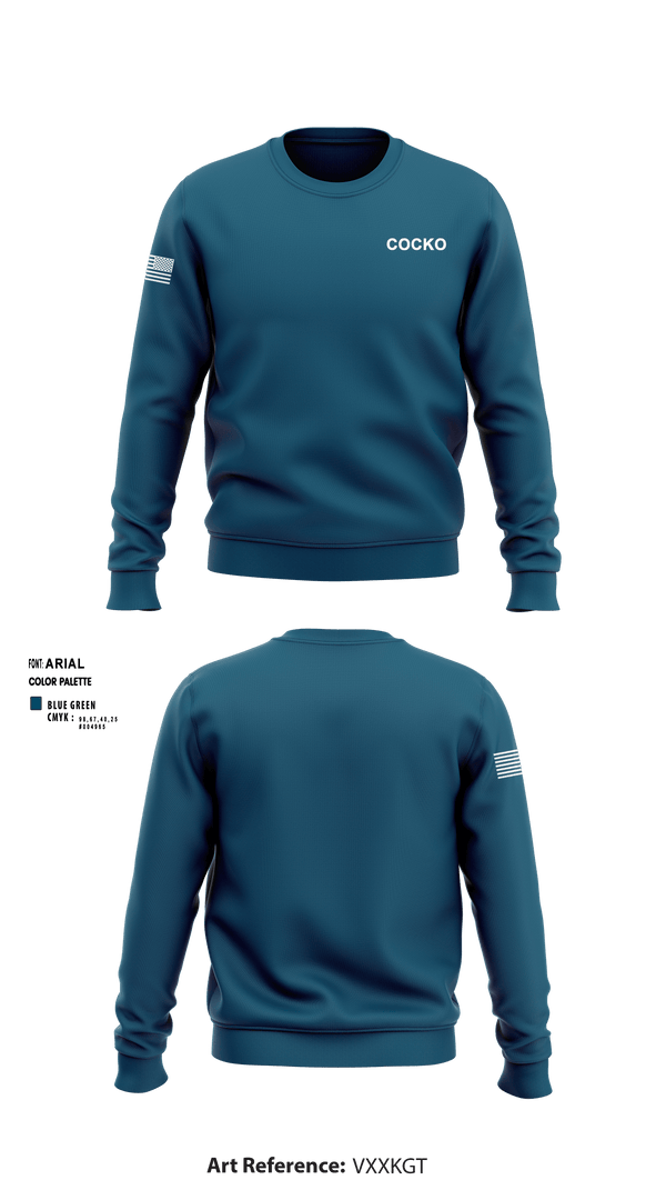 Crew Neck Sweatshirt, Cocko, , Teamtime, Team time, sublimation, custom sports apparel, team uniforms, spirit wear, spiritwear, sports uniforms, custom shirts, team store, custom team store, fundraiser sports, apparel fundraiser
