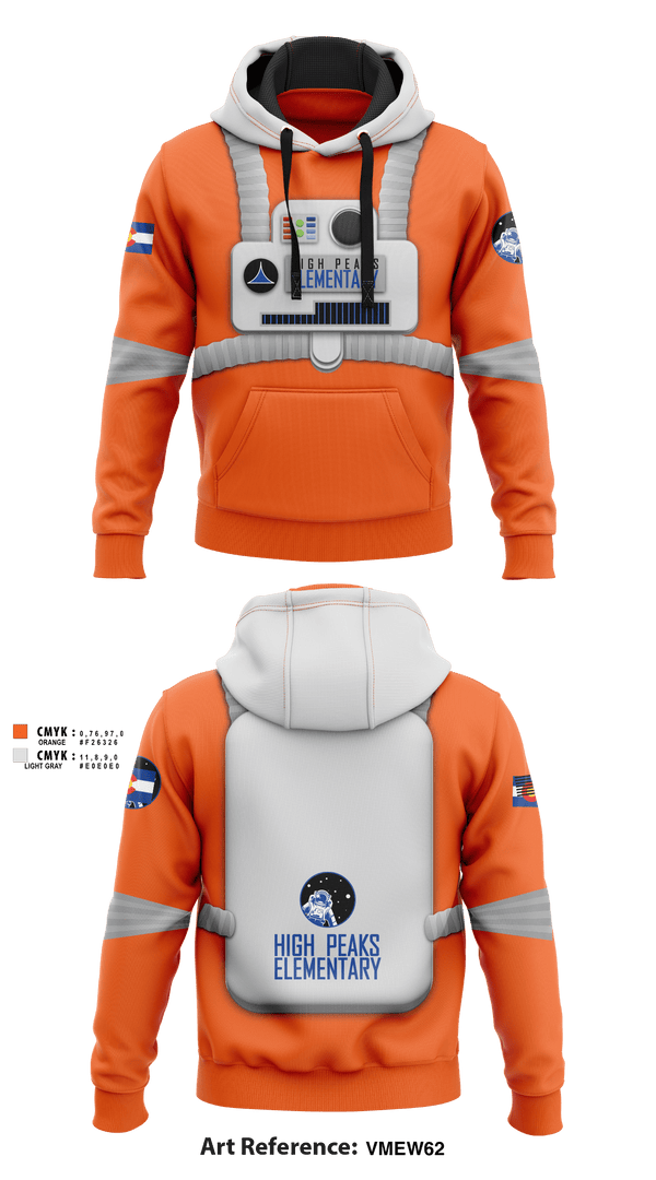 Hoodie, High Peaks Elementary School, Men's Soccer, Teamtime, Team time, sublimation, custom sports apparel, team uniforms, spirit wear, spiritwear, sports uniforms, custom shirts, team store, custom team store, fundraiser sports, apparel fundraiser