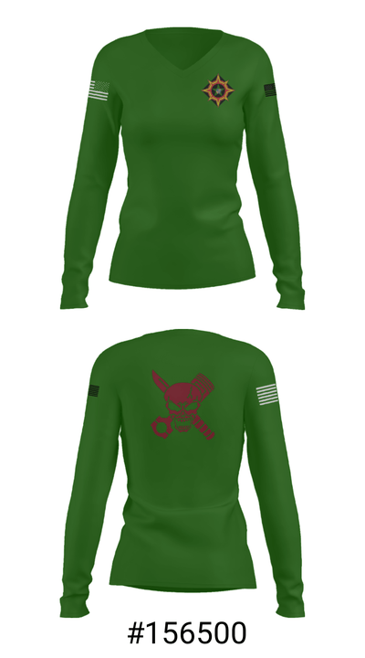 CLB-6 8386951 Women's Long Sleeve V-neck Shirt - 37