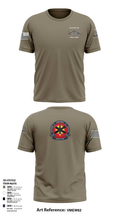 EOD GROUP TWO CHIEF’S MESS 26436916 Short Sleeve Performance Shirt - 11