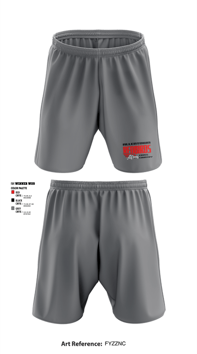 Allentown High School Cross Country 36691106 Athletic Shorts With Pockets - 9
