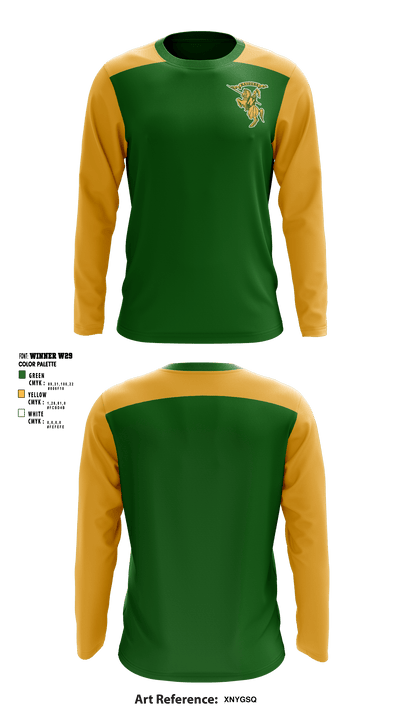 Northridge High School Cheer 12763926 Long Sleeve Performance Shirt - 1