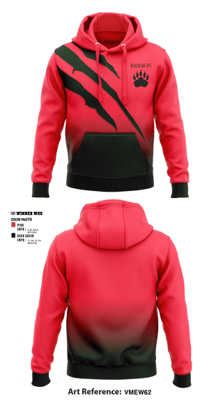 Hoodie, Kodiak FC, Men's Soccer, Teamtime, Team time, sublimation, custom sports apparel, team uniforms, spirit wear, spiritwear, sports uniforms, custom shirts, team store, custom team store, fundraiser sports, apparel fundraiser