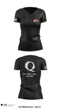 Q’s 95404055 Women's Short Sleeve V-neck Shirt - 1