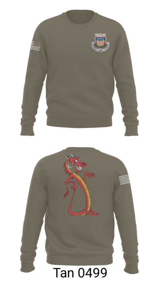 Crew Neck Sweatshirt, , Army, Teamtime, Team time, sublimation, custom sports apparel, team uniforms, spirit wear, spiritwear, sports uniforms, custom shirts, team store, custom team store, fundraiser sports, apparel fundraiser